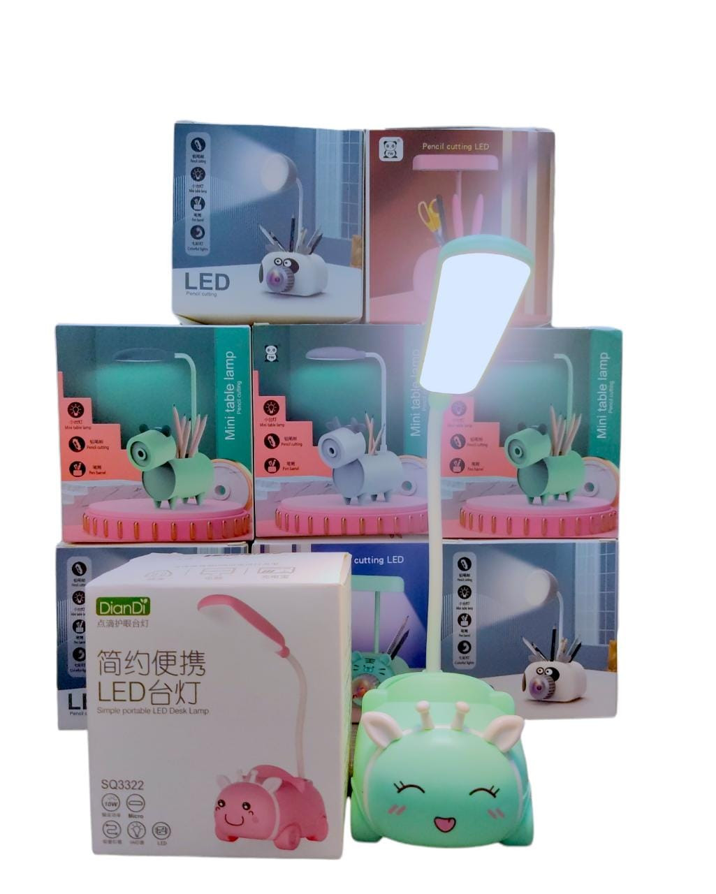 Vista 5 de Tajalápiz Recargable Ccon Luz Led - COLOR: ROJO