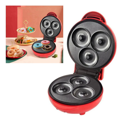 Miniatura 2 de Máquina Mini Donas x3 Antiadherente ⚡