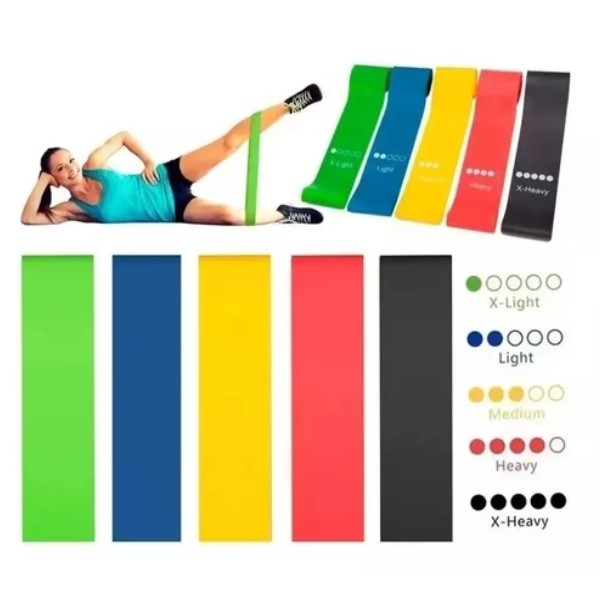 Miniatura 2 de Bandas Planas Set X 5 Elásticas