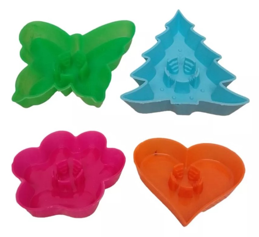 Porta Velas Navideños Formas figurasx12u