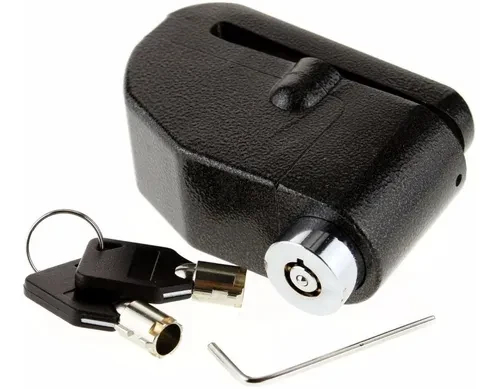 Candado Para Moto Freno De Disco + Alarm