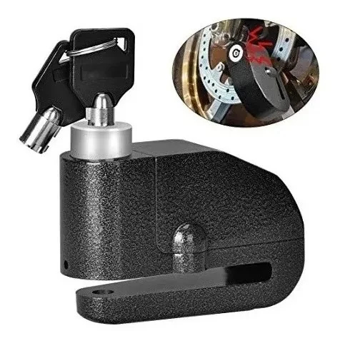 Miniatura 2 de Candado Para Moto Freno De Disco + Alarm