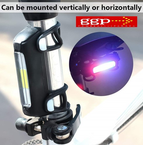 Miniatura 2 de Usb Luz Led Strober Patrulla Para Bici