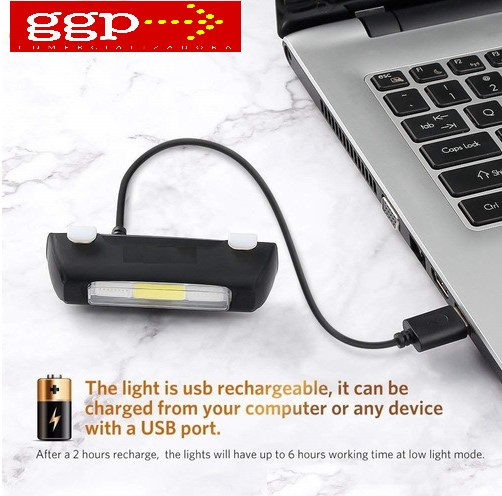 Miniatura 3 de Usb Luz Led Strober Patrulla Para Bici