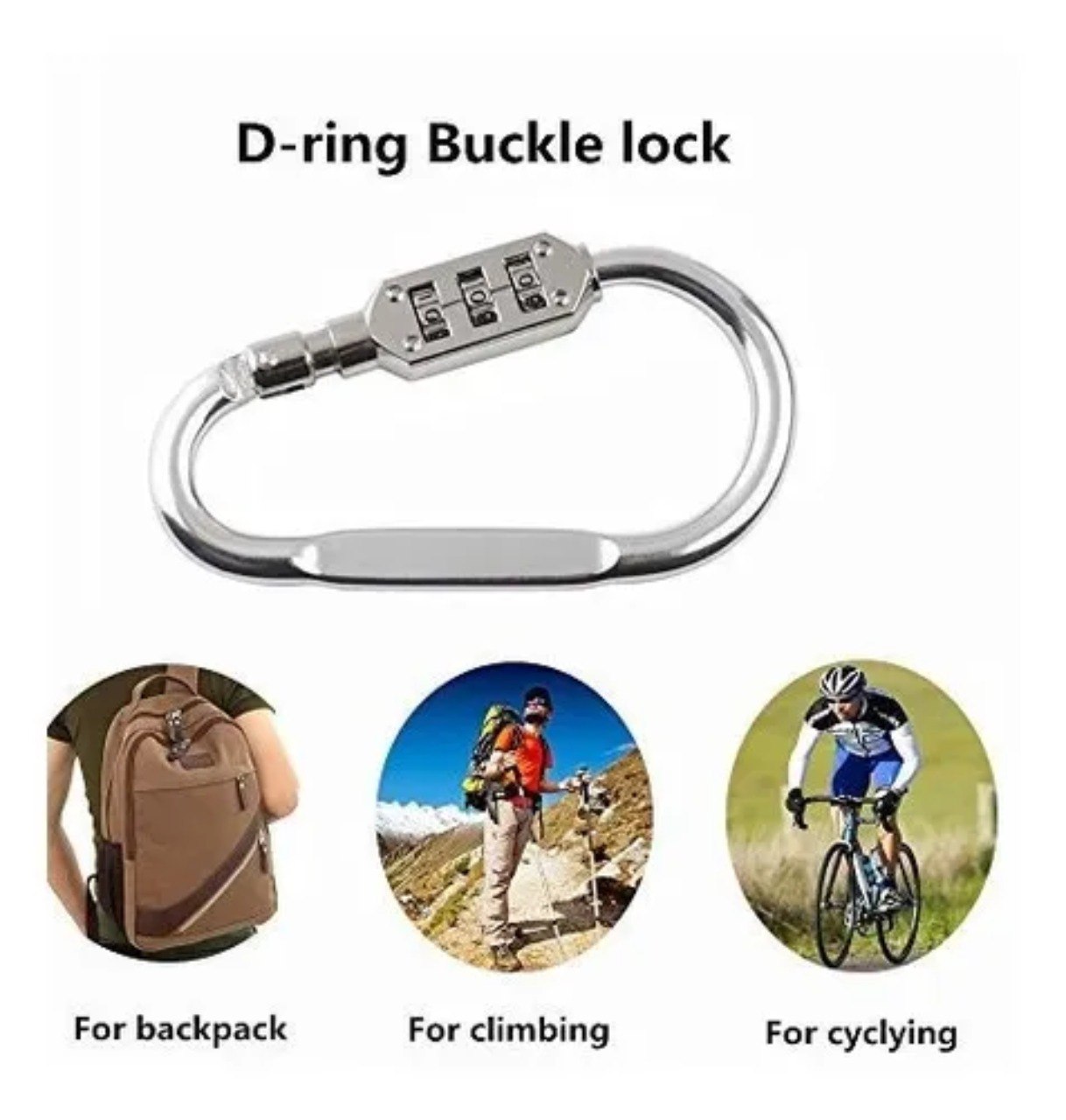 Miniatura 3 de Candado Antirrobo de Contraseña Duradero