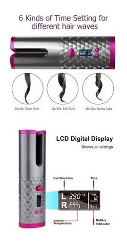 Miniatura 2 de Rizador De Pelo Inalámbrico Automático