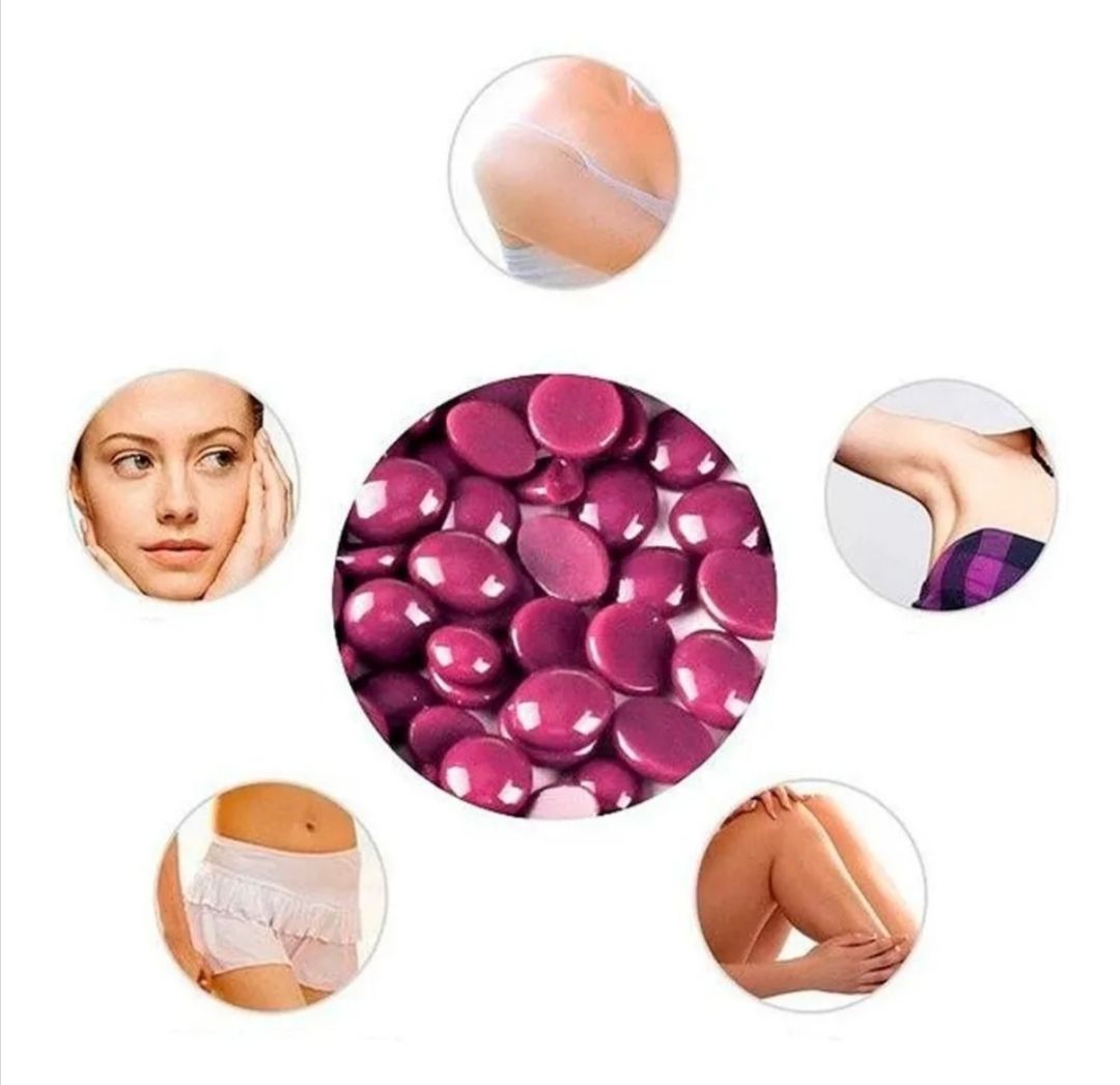 Vista 2 de Cera Elástica Depilatoria Perlas