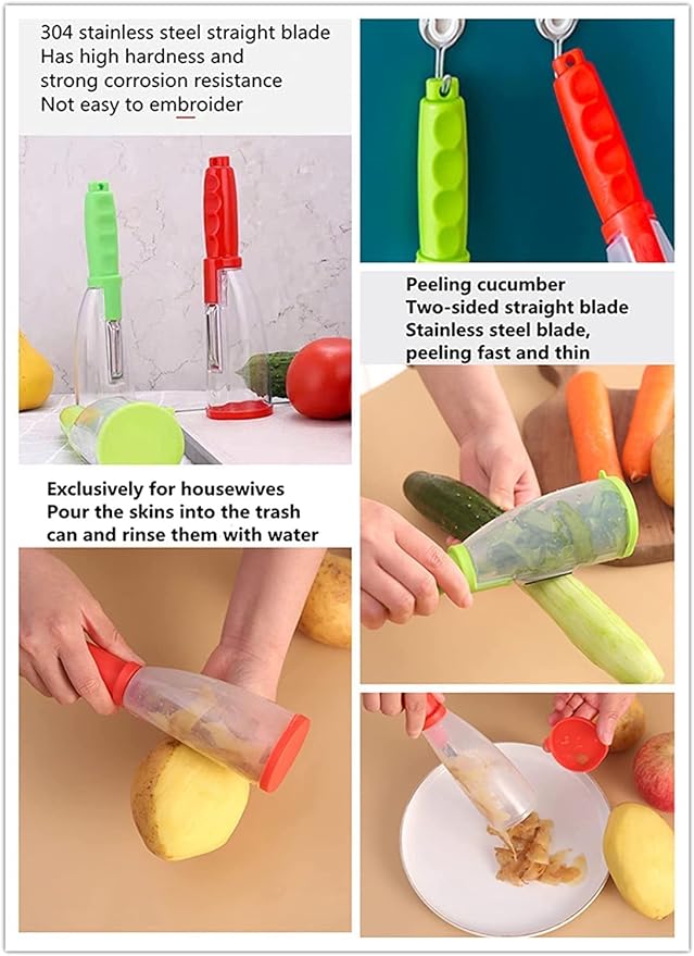 Miniatura 4 de Pelador De Verduras Con Mango Para Papas