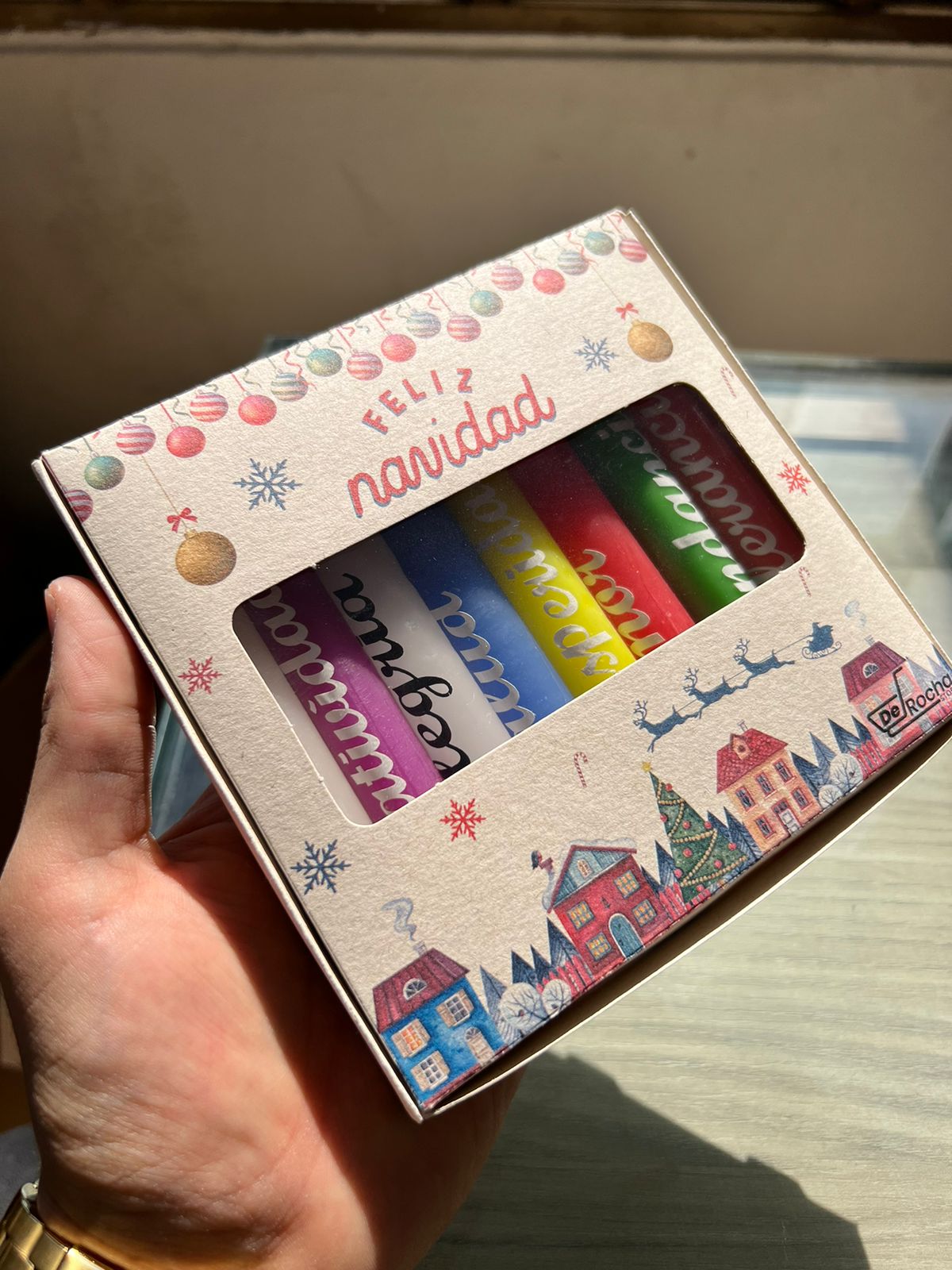 Velas Navideñas X8 Unidades 7 Diciembre⚡