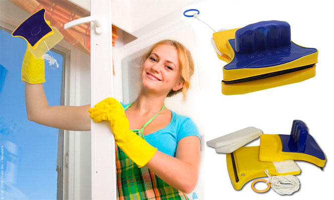 Miniatura 2 de Limpiador De Vidrios Magnetico