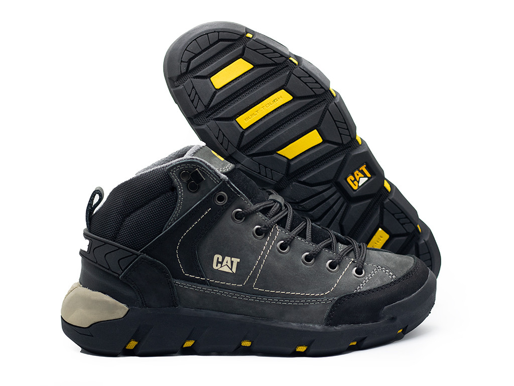 Bota Caterpillar 1343 Gris Sin Puntera
