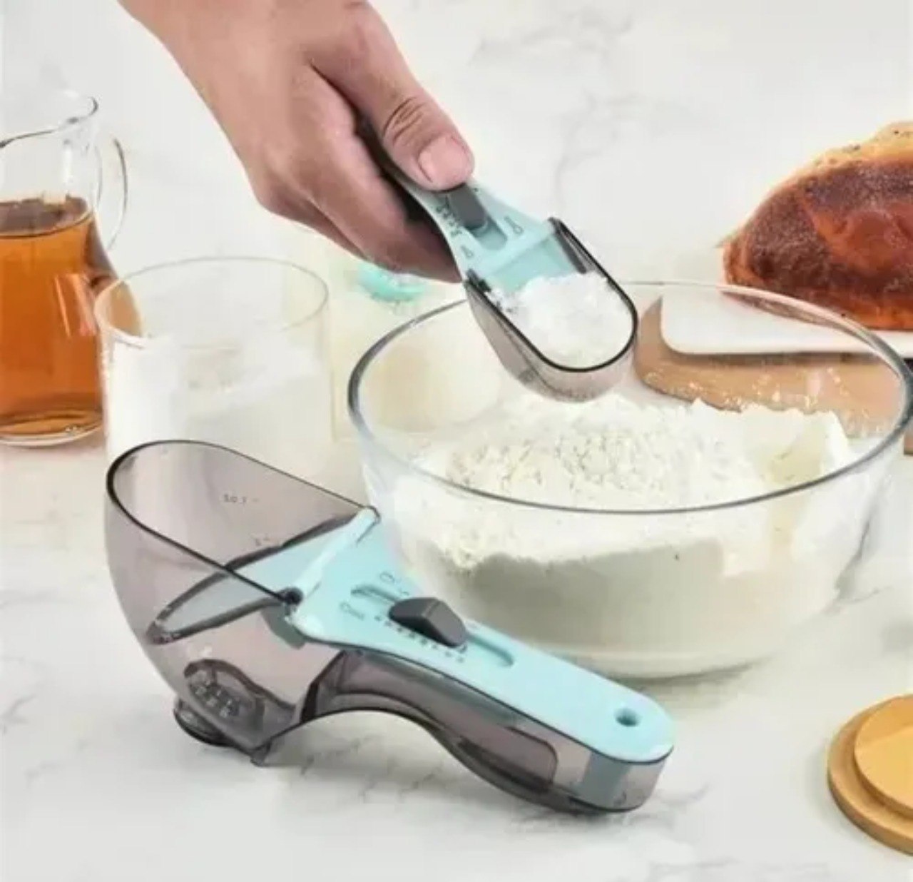 Cucharas x2 Medidoras Gramera Alimentos