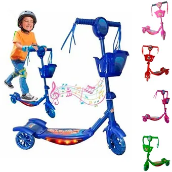 Miniatura 2 de Patineta Scooter Canasta Monopatín Luces