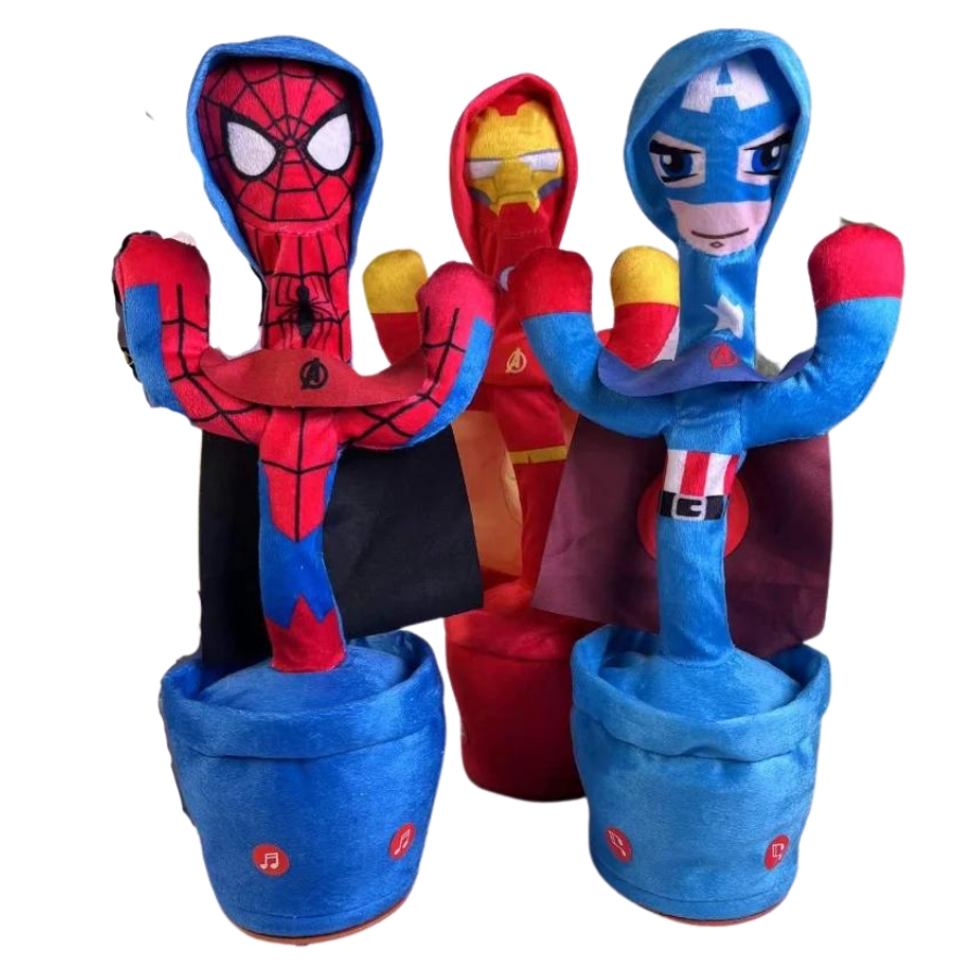 Vista 5 de CACTUS BAILARIN SUPER HEROES - Diseño: IronMan