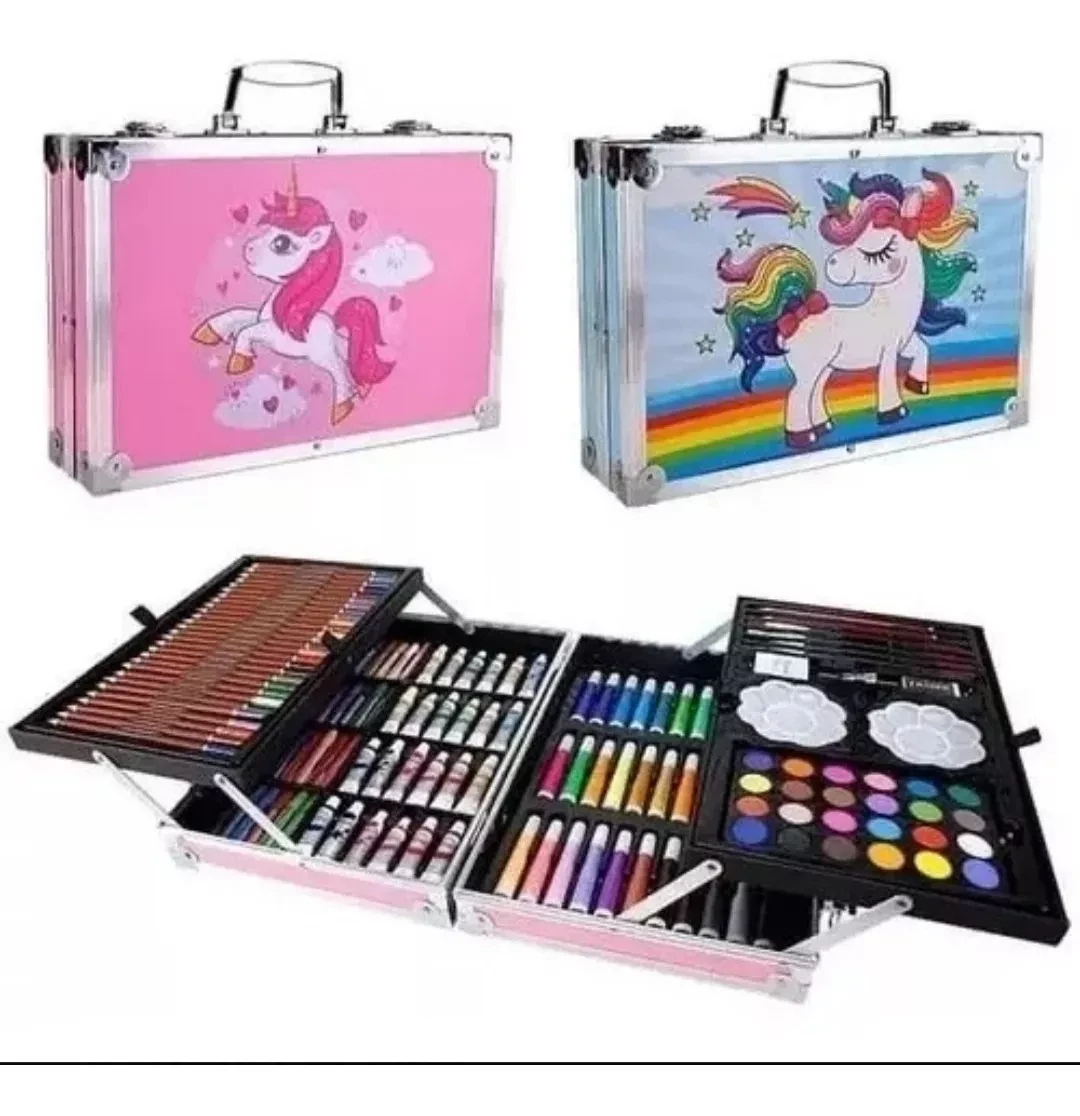 Set D Arte D Lujo 145 Pzs Caja De Alumin