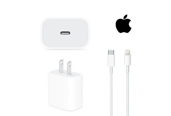 Cargador Iphone 20w Carga Rapida + Cable