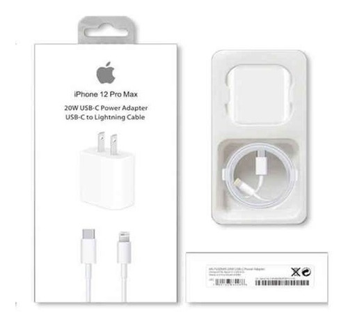 Miniatura 2 de Cargador Iphone 20w Carga Rapida + Cable