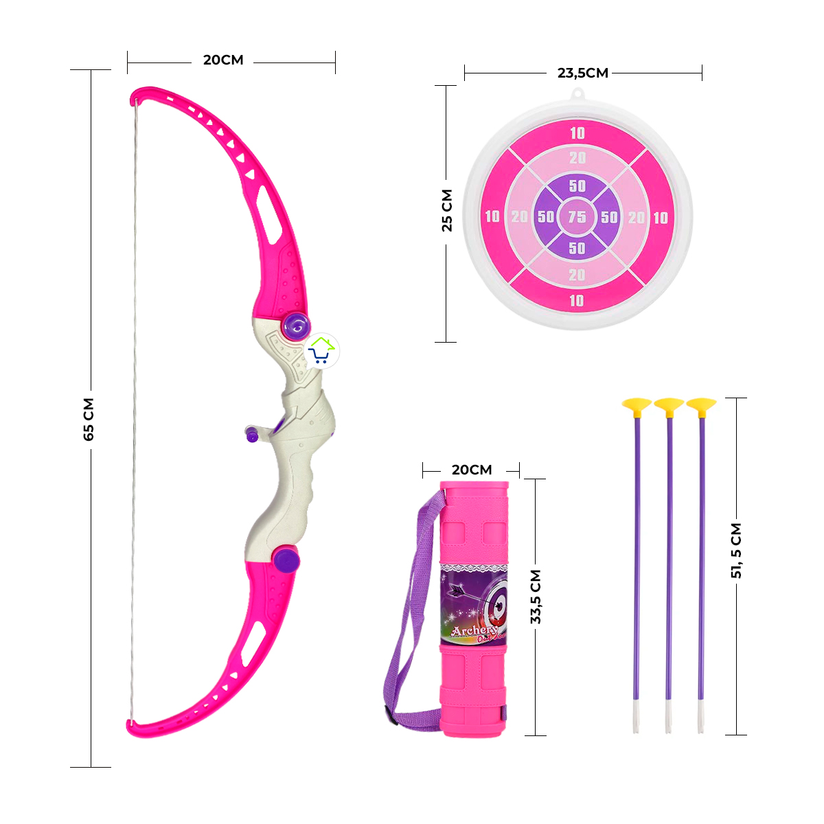 Set De Tiro Al Blanco Arco 920C