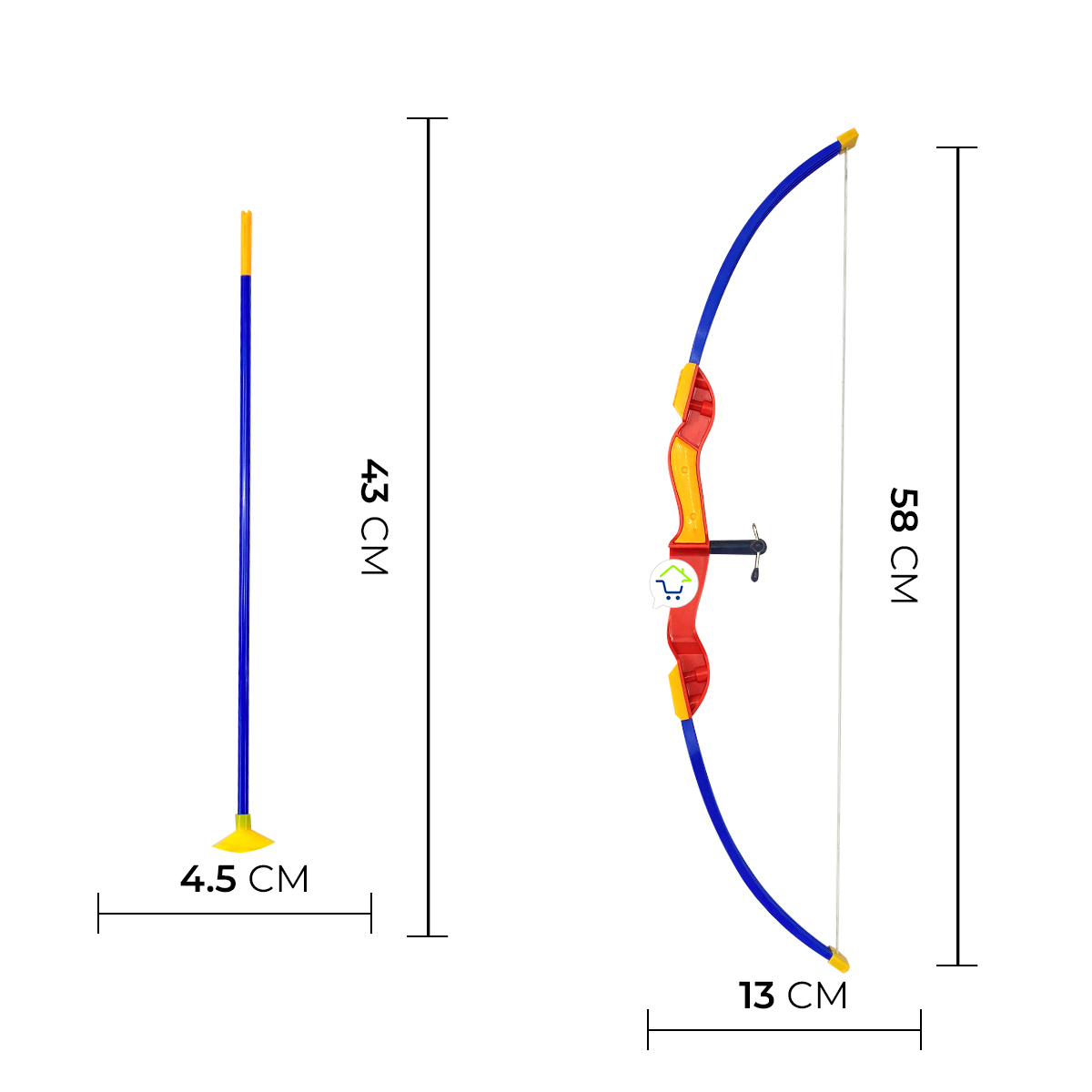 Juego De Arco Y Flechas Infantil 950-1