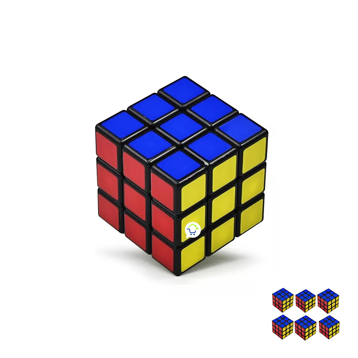 Miniatura 2 de Set x6 Cubo Rubik 3x3 Rompecabeza QY1026