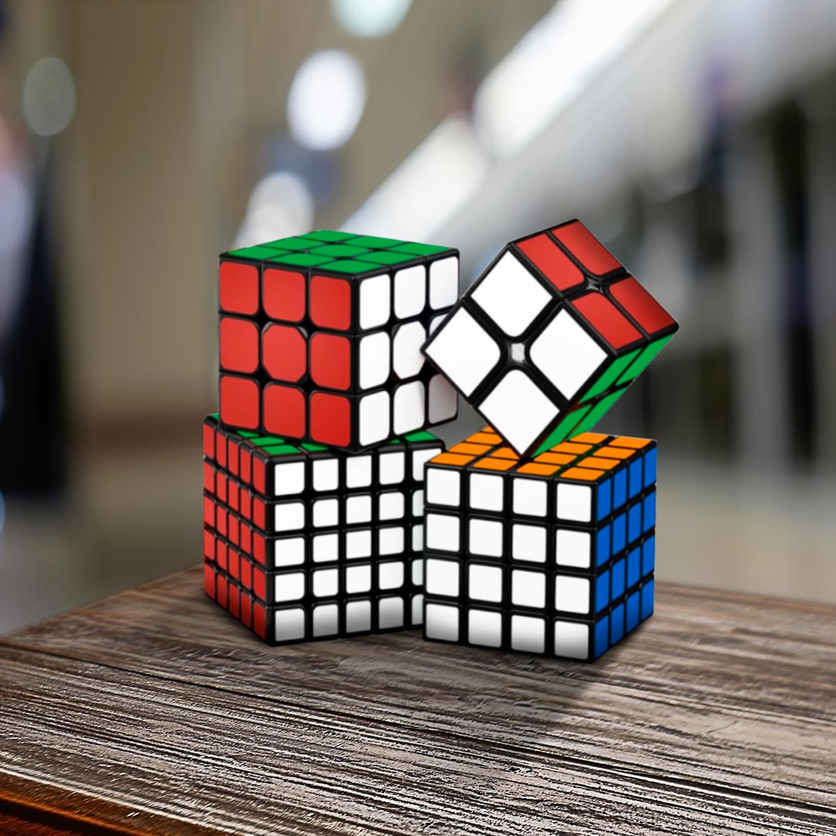 Miniatura 4 de Set X4 Cubo Rubik Engranaje EQY525