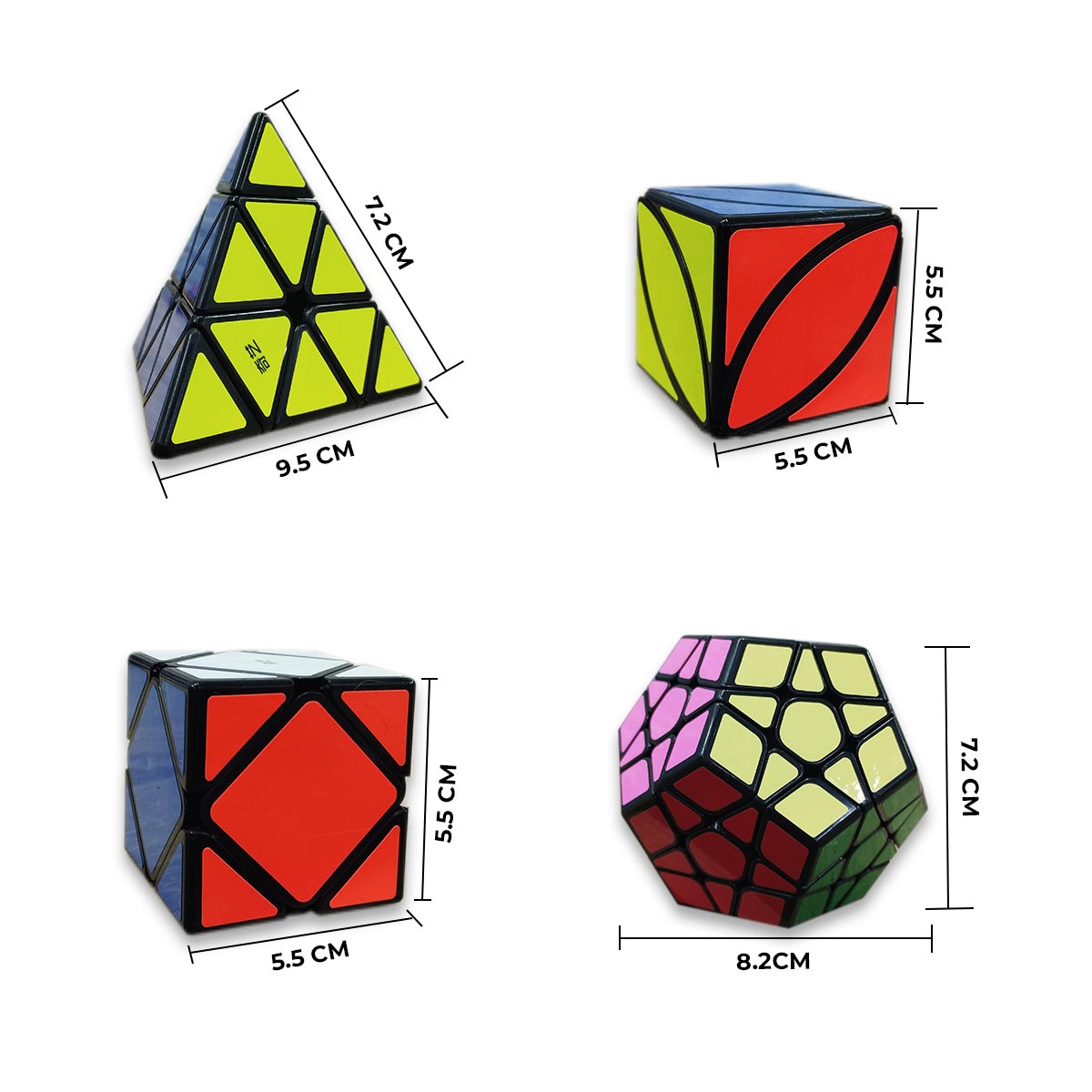 Miniatura 3 de Set x4 Cubo Rubik 3D Puzzle EQY527