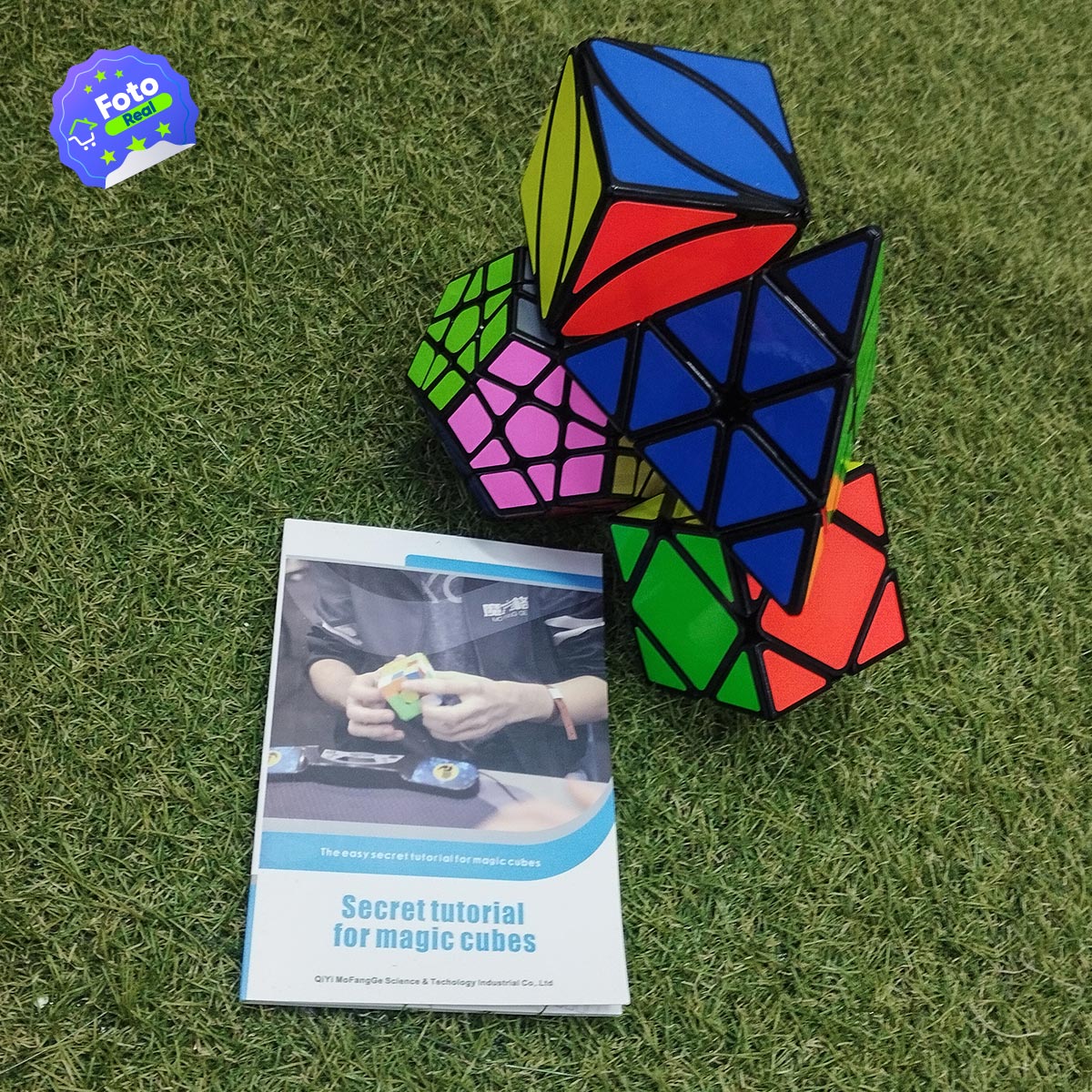 Miniatura 5 de Set x4 Cubo Rubik 3D Puzzle EQY527
