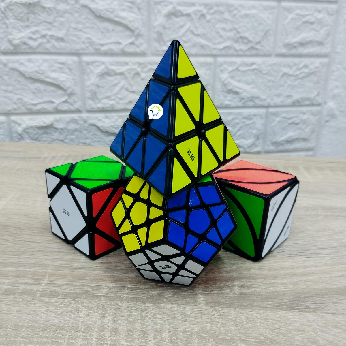 Miniatura 6 de Set x4 Cubo Rubik 3D Puzzle EQY527