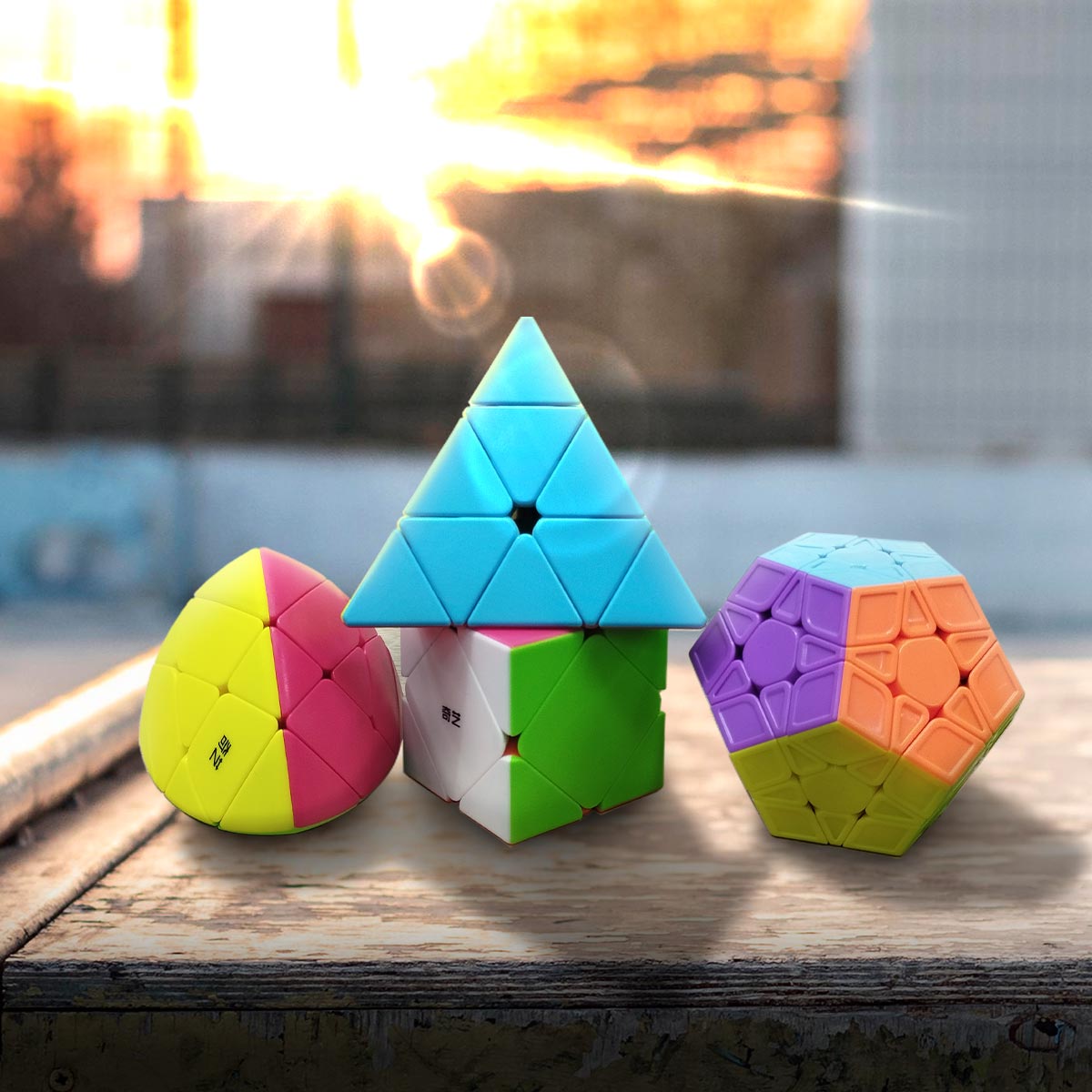 Miniatura 5 de Set x4 Cubo Rubik 3D Puzzle EQY528