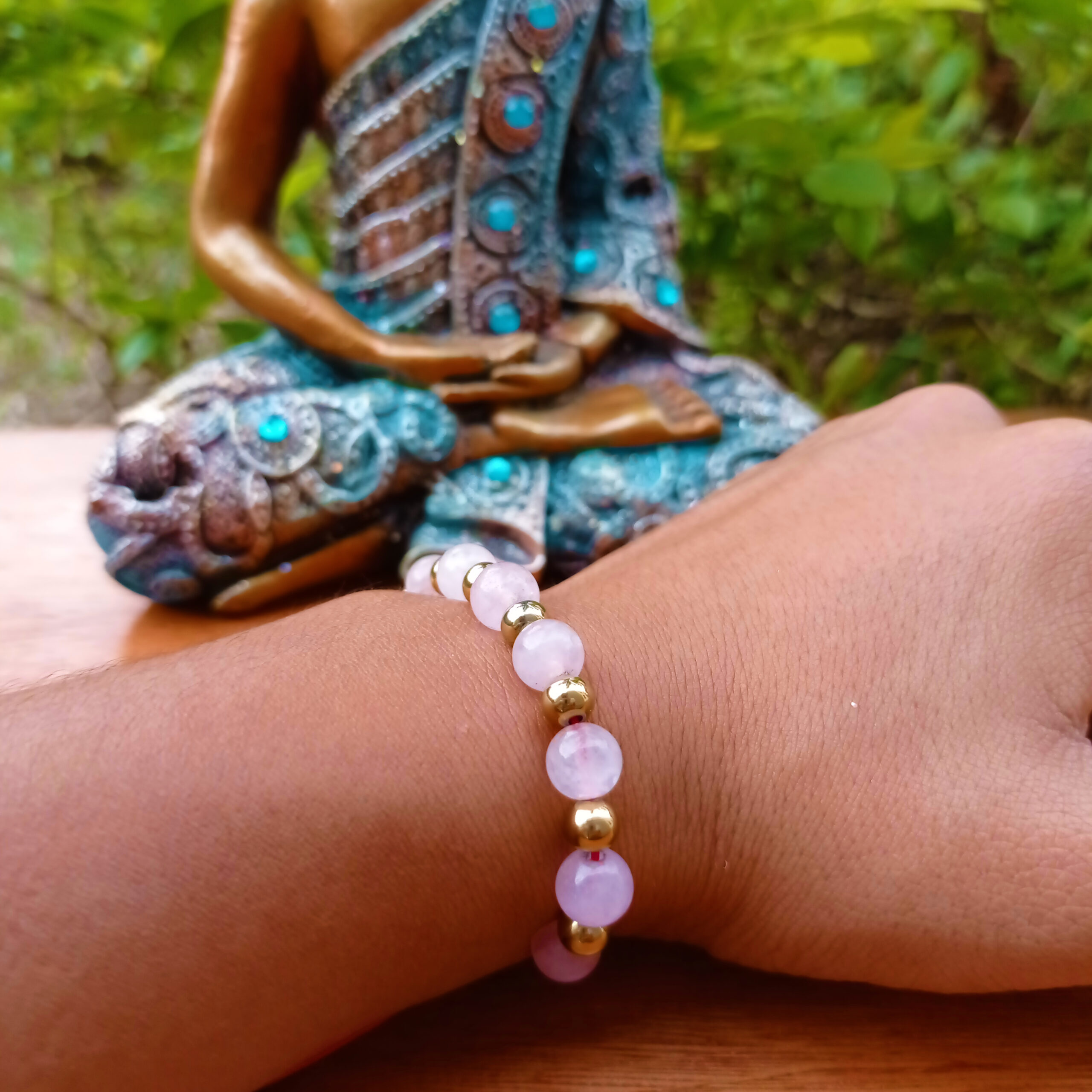 Miniatura 3 de Pulsera de Cuarzo Rosa