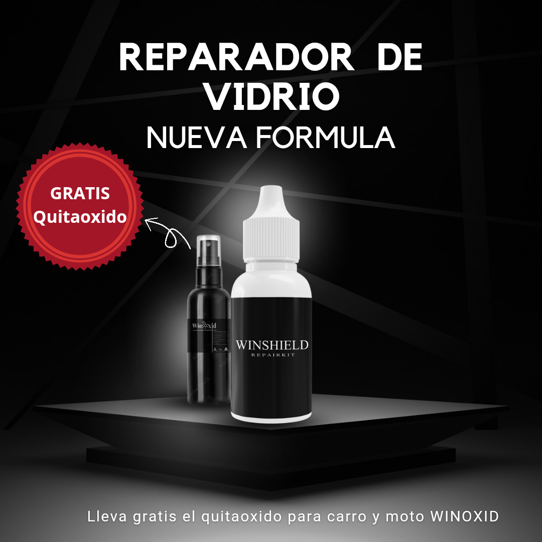 Reparador de vidrio 10 ML+Antioxido 30ML