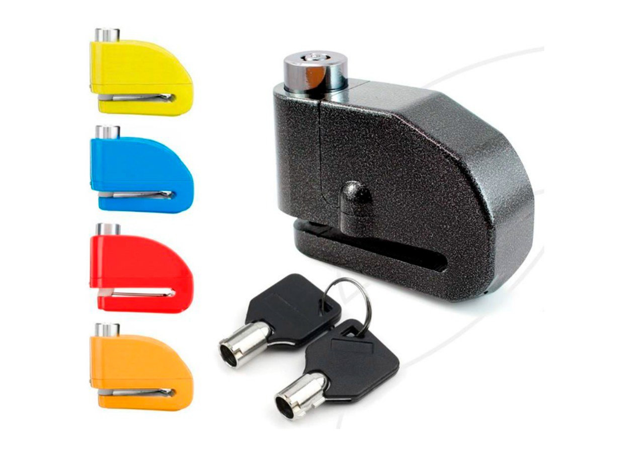 Miniatura 2 de Candado Moto Alarma Freno De Disco LK603