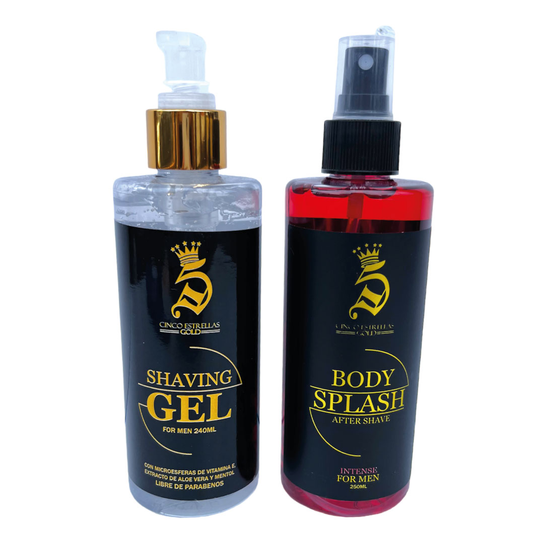 Combo 3 barbería (loción + gel afeitar)