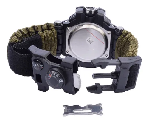 Miniatura 4 de Reloj Táctico Supervivencia 7 en 1