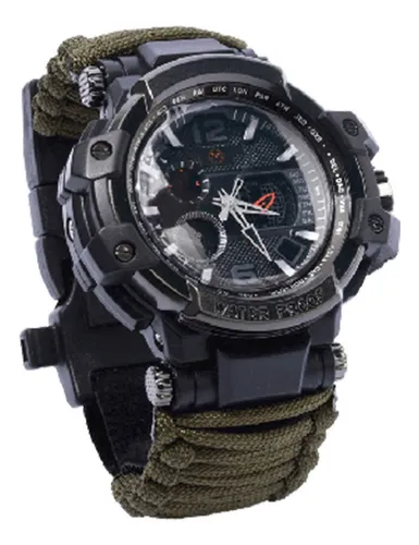 Miniatura 5 de Reloj Táctico Supervivencia 7 en 1