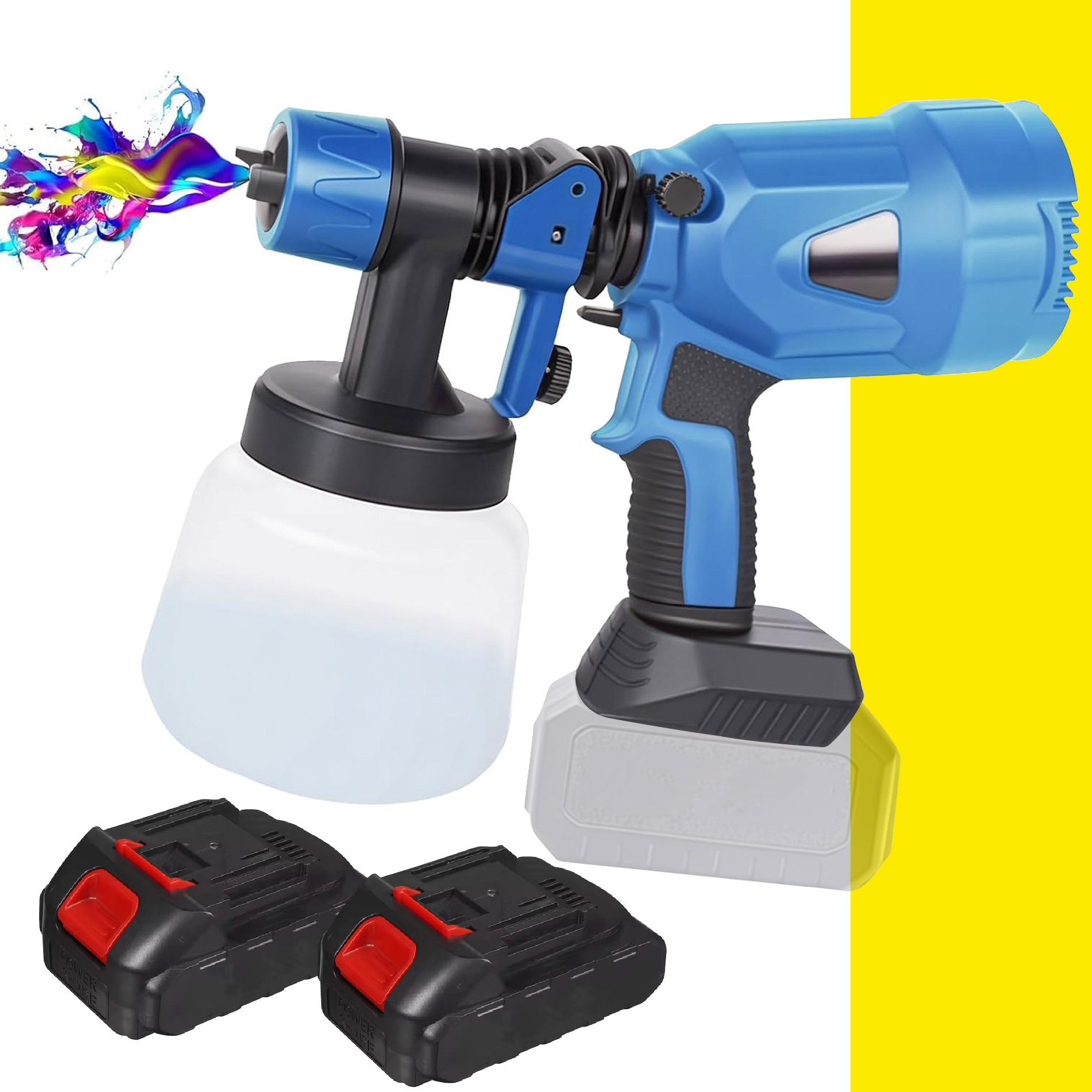 Miniatura 6 de Pistola Pintura Recargable 2 Baterias