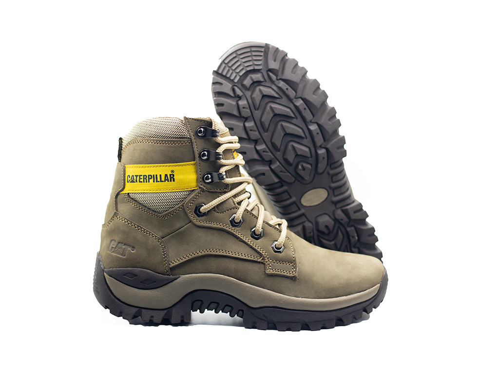 Bota Caterpillar 016 Sin Puntera Beige