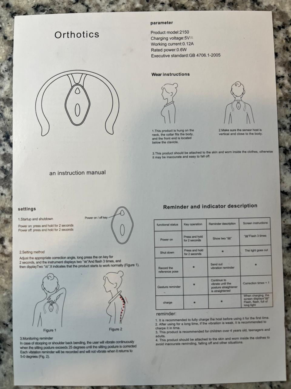 corrector de postura inteligente