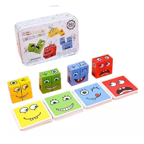 Miniatura 4 de Cubo mágico juego de expresiones y carta
