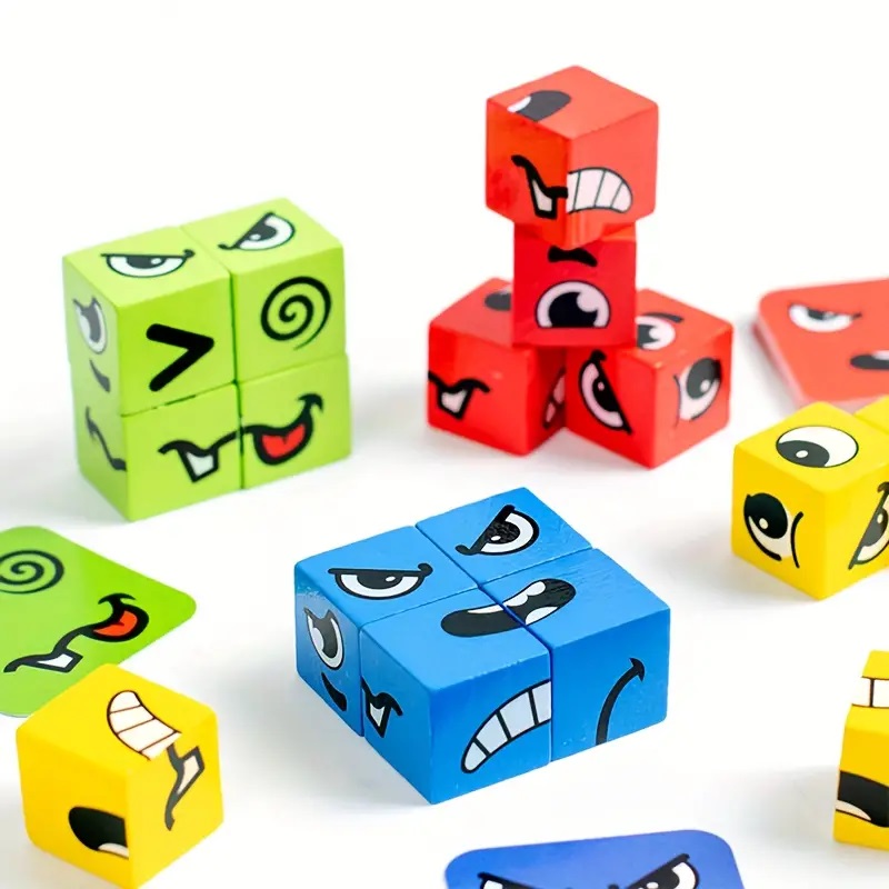 Miniatura 5 de Cubo mágico juego de expresiones y carta