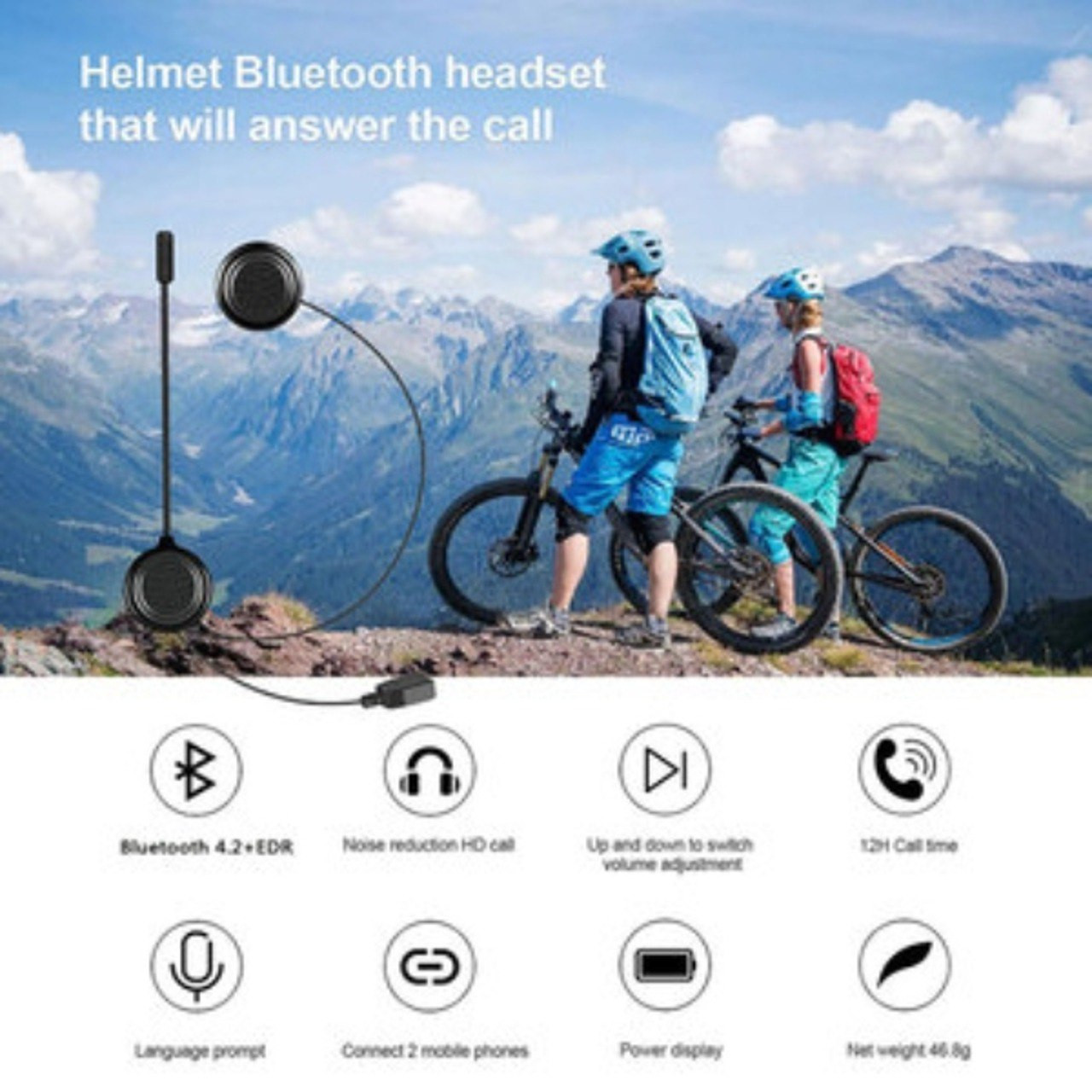 Miniatura 5 de Auriculares Bluetooth Contestador Casco