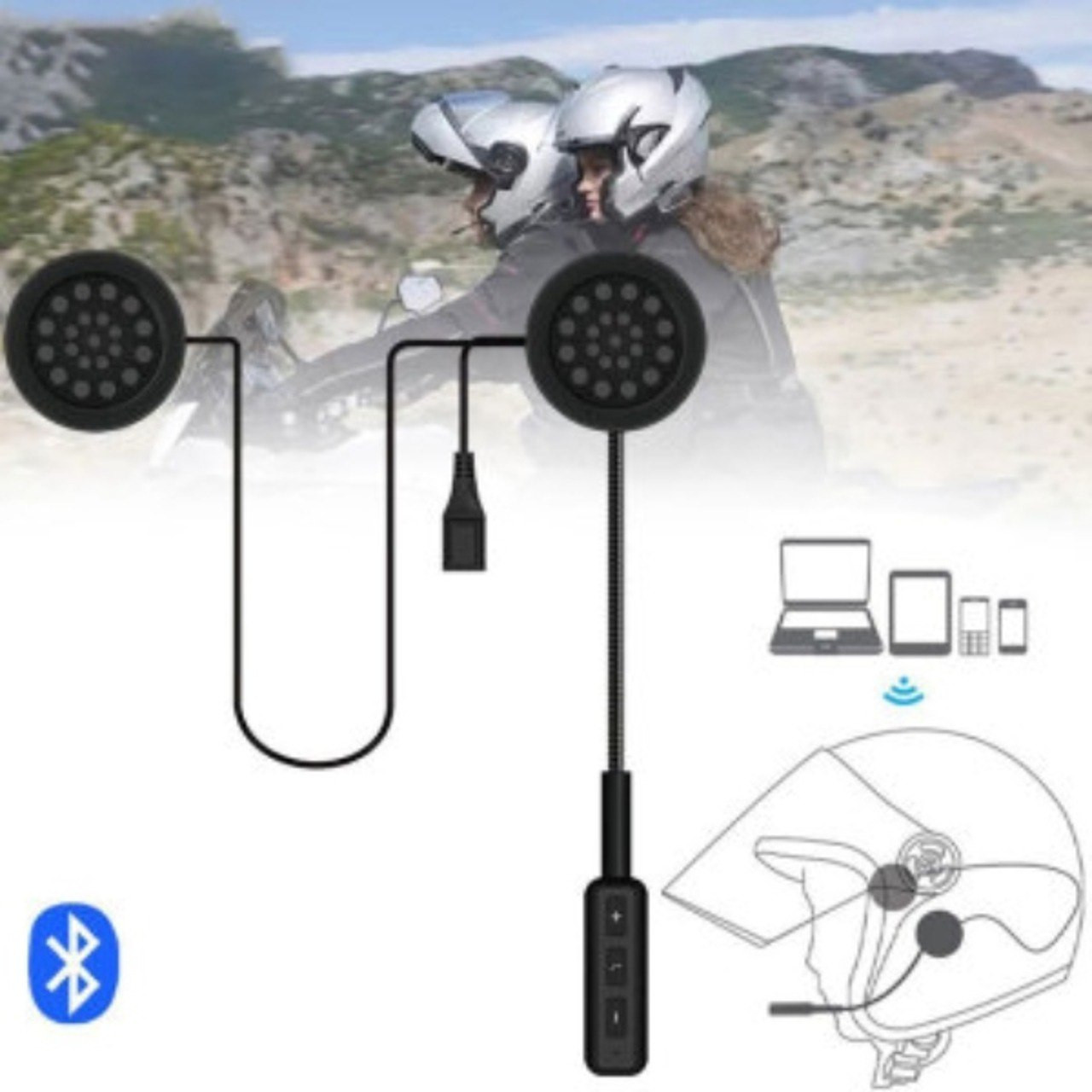 Miniatura 6 de Auriculares Bluetooth Contestador Casco