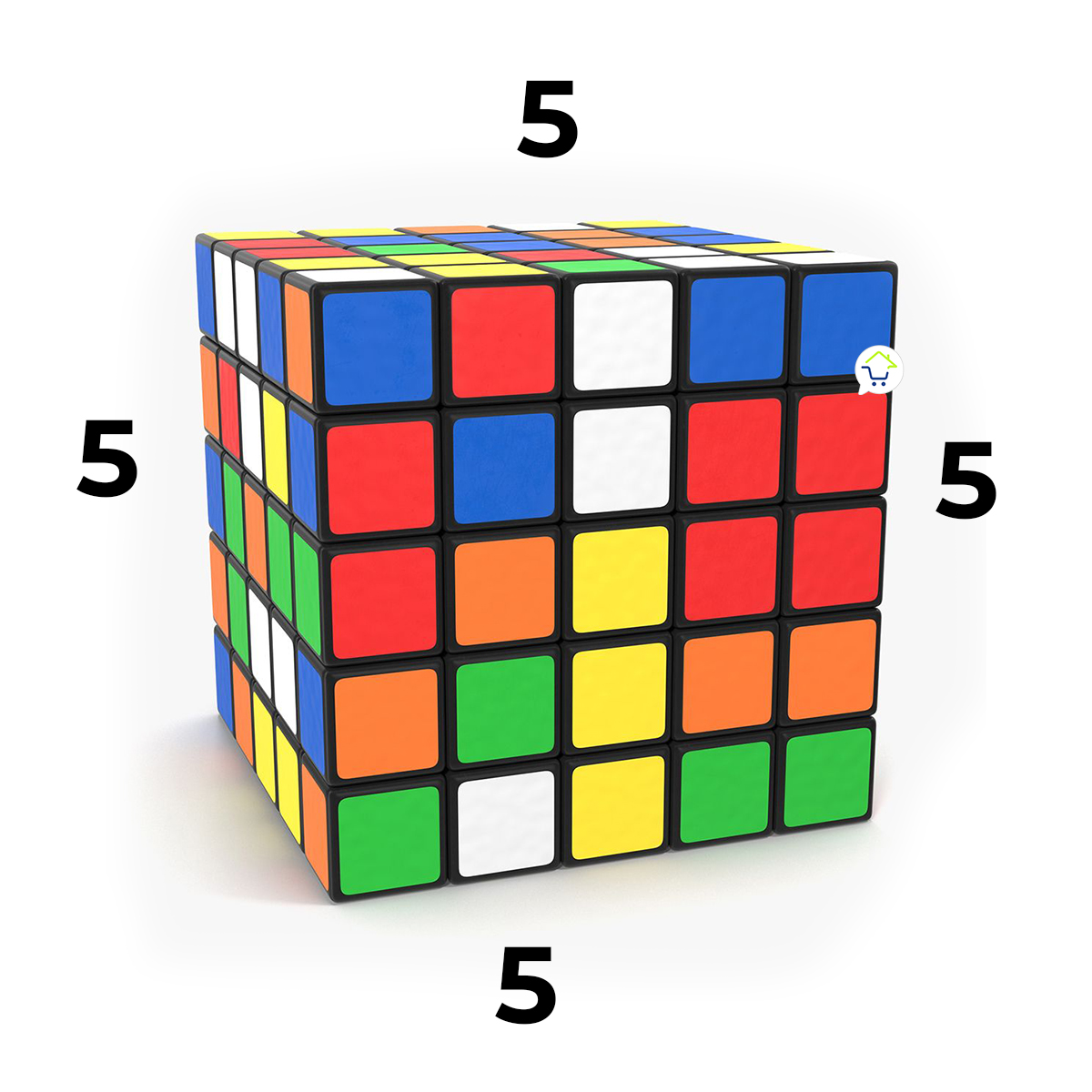 Miniatura 2 de Cubo Rubik 5x5 Rompecabezas Magico EQY90