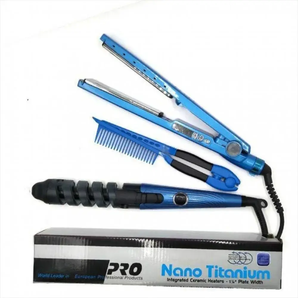 Combo Nano Titanium x3 Plancha