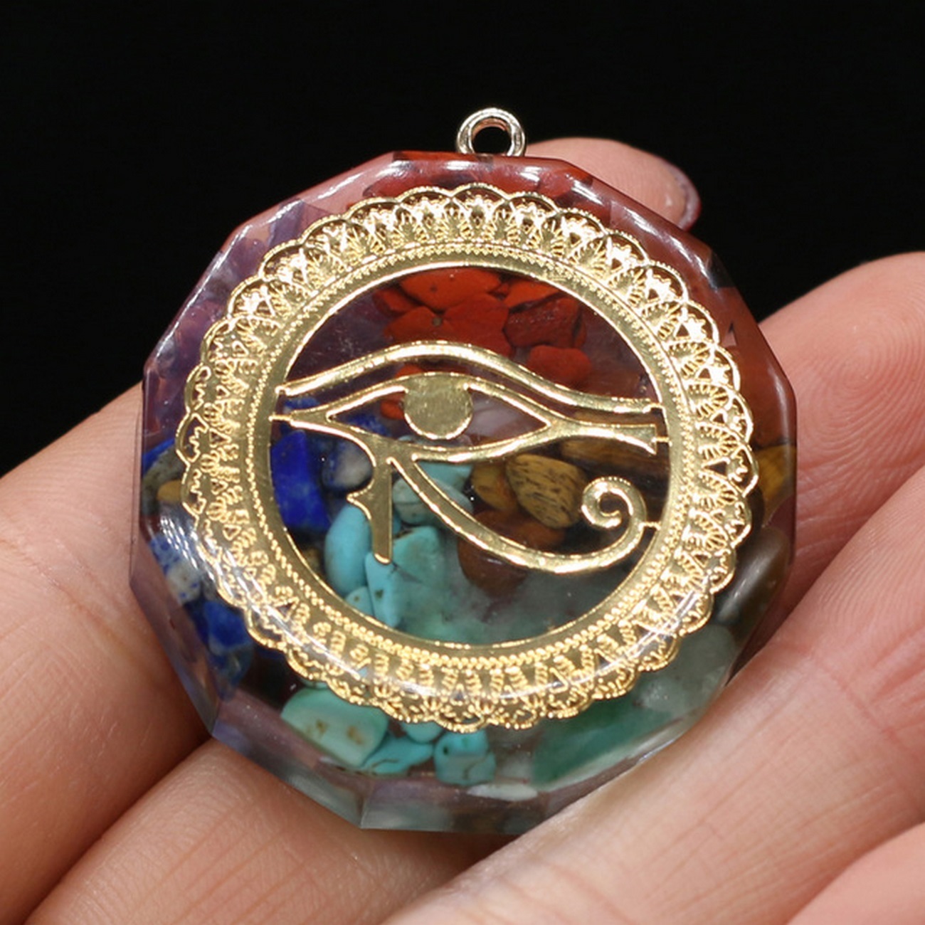 Miniatura 3 de Colgante Orgonita Ojo de horus