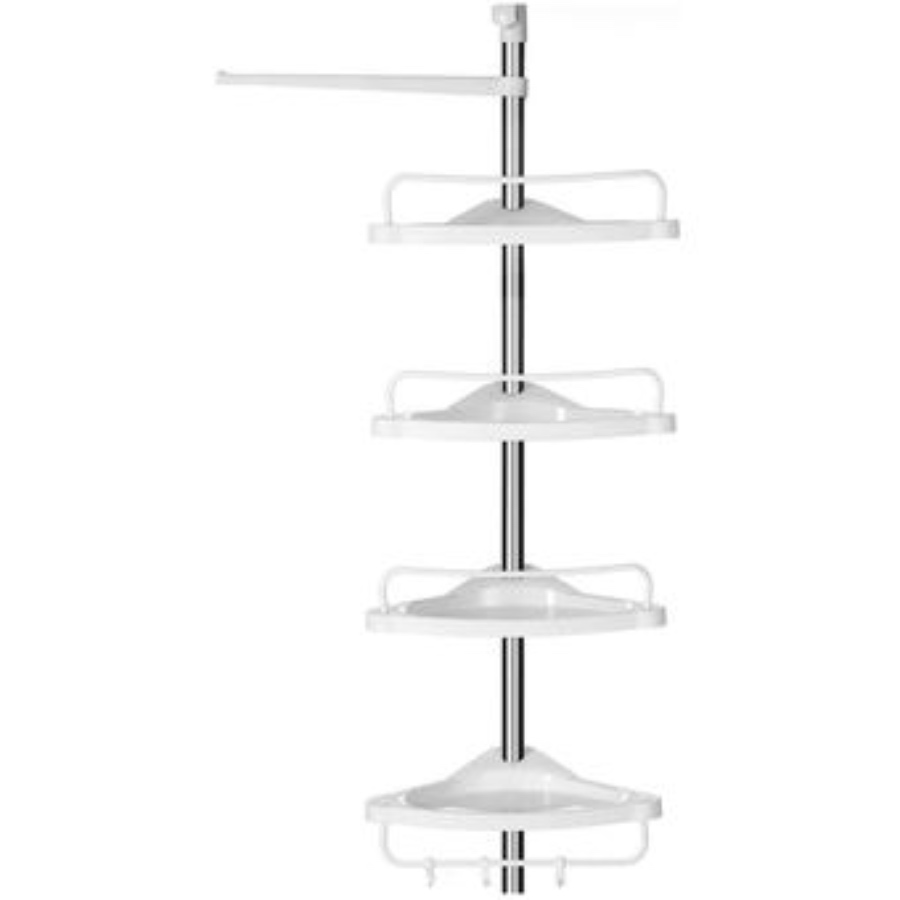 estante esquinero Baño Ajustable 4 n