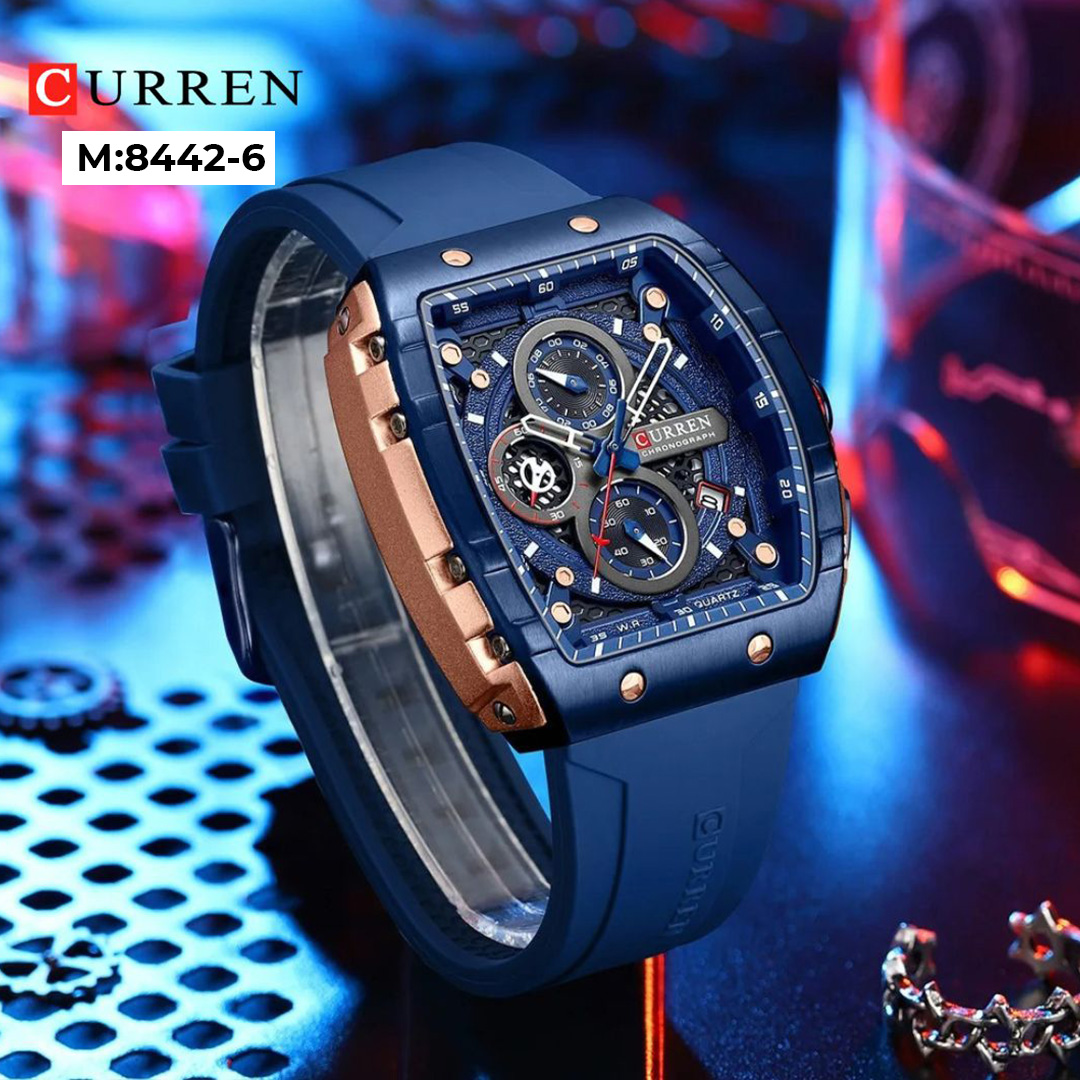 Vista 5 de M:8442 CURREN CRONOGRAFO DEPORTIVO - M:8442: M:8442-AZUL