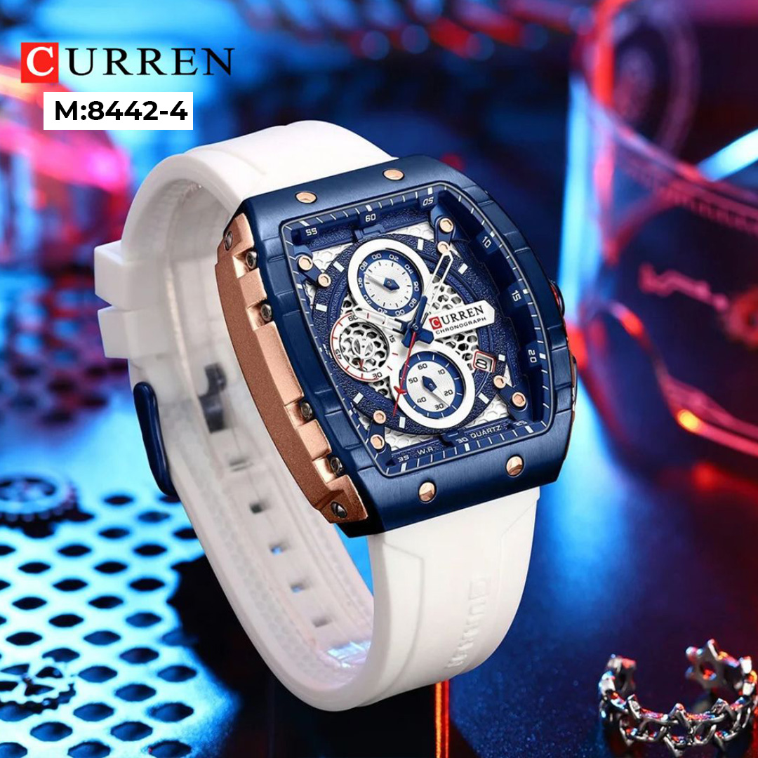Vista 2 de M:8442 CURREN CRONOGRAFO DEPORTIVO - M:8442: M:8442-AZUL