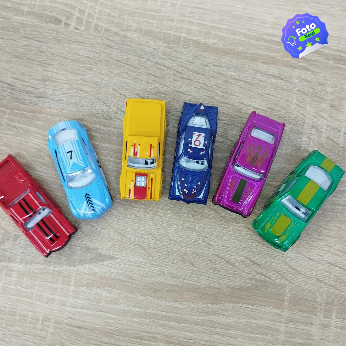 Miniatura 6 de Set x6 Carros de Carreras Veloces 1869-1