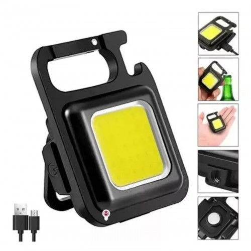 Mini Linterna Led Llavero Cuadrada Emerg